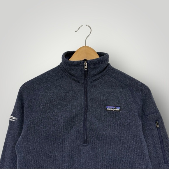 PATAGONIA Better Sweater 1/4-Zip Fleece Blue Sz Small - Picture 3 of 12
